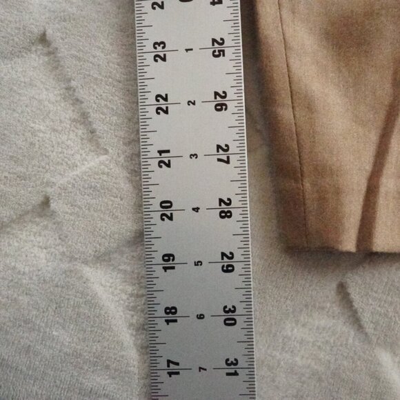 Lafayette 148 New York Beige Ankle Pants - Picture 9 of 12